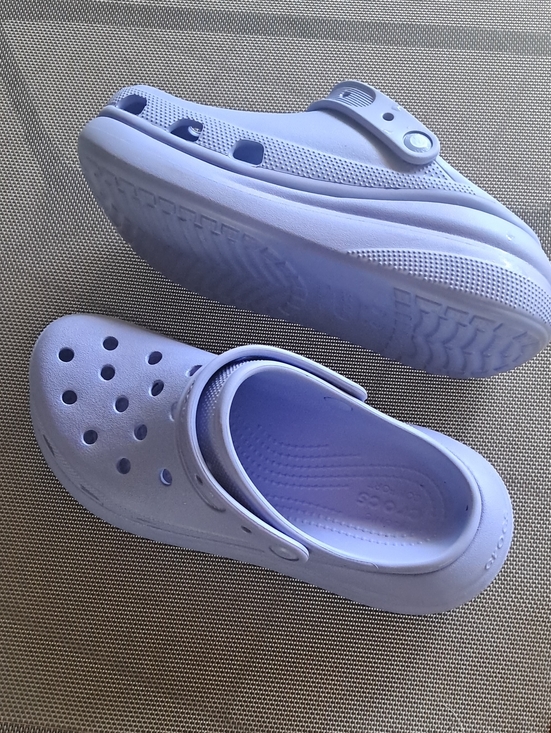 CROCS Shoes - CROCS Ladies Lavender Slip-On Clog with Heel Strap